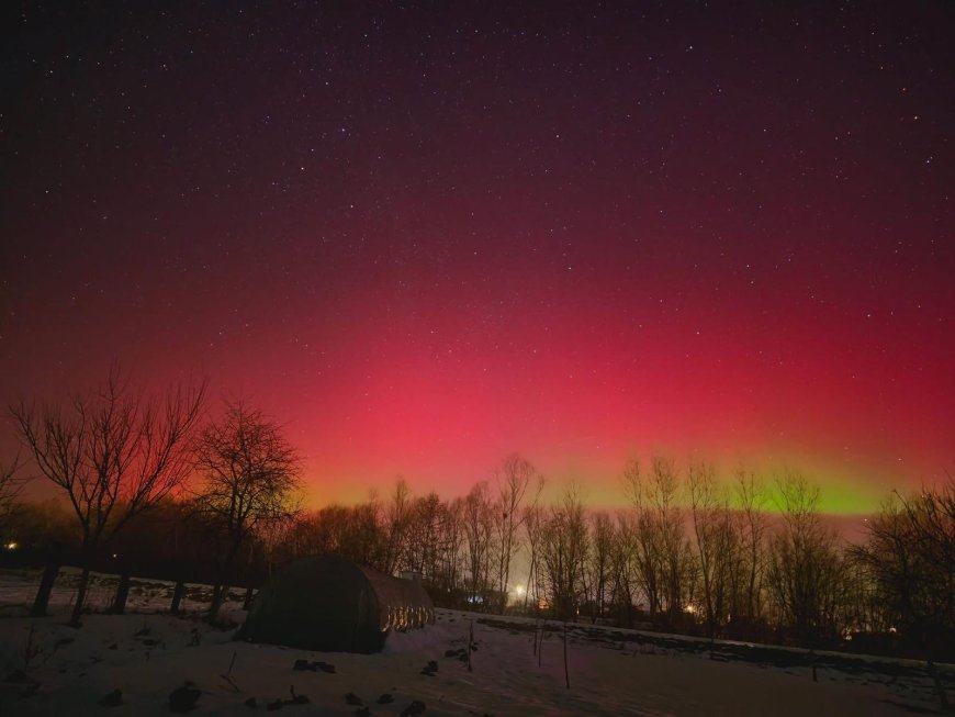 AURORA BOREALĂ, VIZIBILĂ ÎN JUDEȚUL TIMIȘ