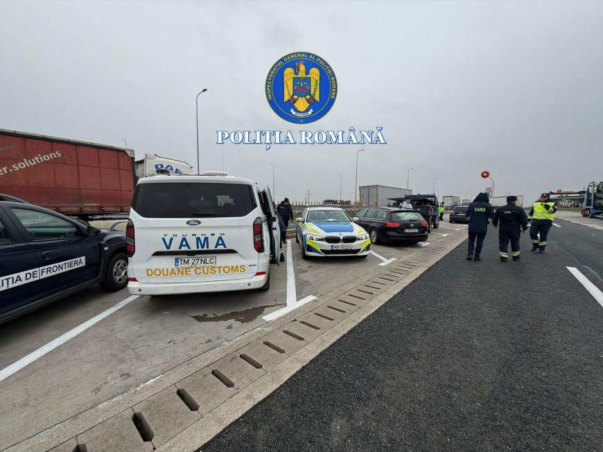 Acțiune cu efective mărite pe Autostrada A1 Deva–Nădlac