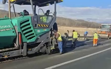 Reparații în desfășurare pe DN 6, între Topleț și Caransebeș