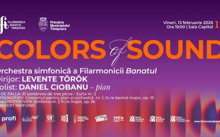 Paleta simfonică prinde viață la Filarmonica Banatul Timișoara