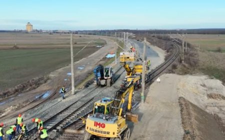 S-A DESCHIS CIRCULAȚIA FEROVIARĂ ÎN ZONA TOPOLOVĂȚ