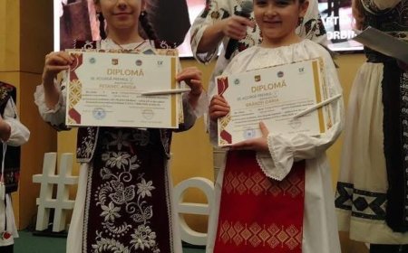 PREMIUL I PENTRU DOUĂ ELEVE LA CONCURSUL „DOR DĂ GRAIU BĂNĂȚEAN”