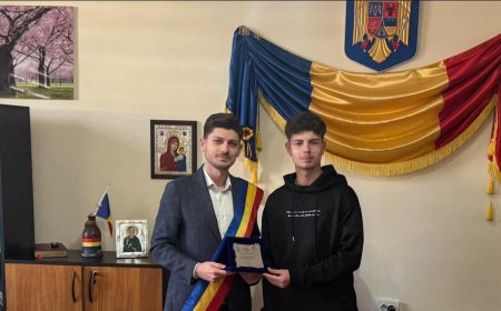 PLACHETĂ DE ONOARE PENTRU UN TÂNĂR SPORTIV DIN PIȘCHIA