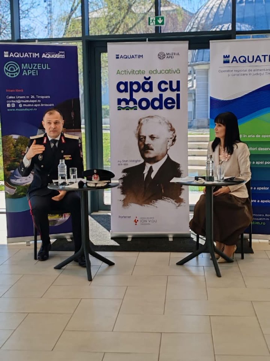 AQUATIM, ÎN ȘI PENTRU COMUNITATE: „APĂ CU MODEL” 2025, LA MUZEUL APEI