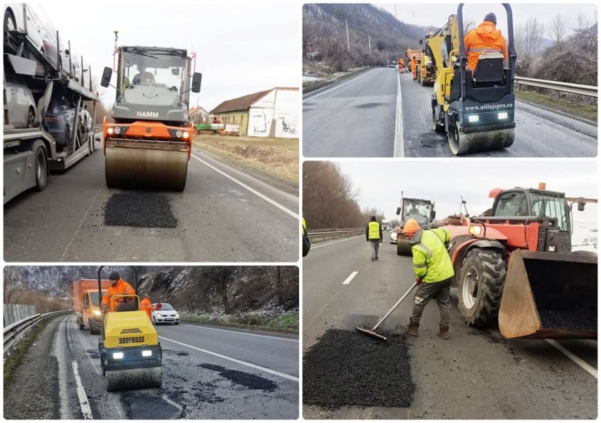 LUCRĂRI LA CAROSABIL ÎNTRE TOPLEȚ ȘI CARANSEBEȘ