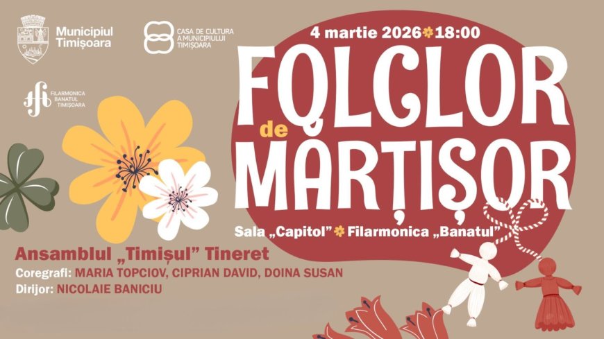 Primăvara prinde culoare pe scena Filarmonicii Banatul
