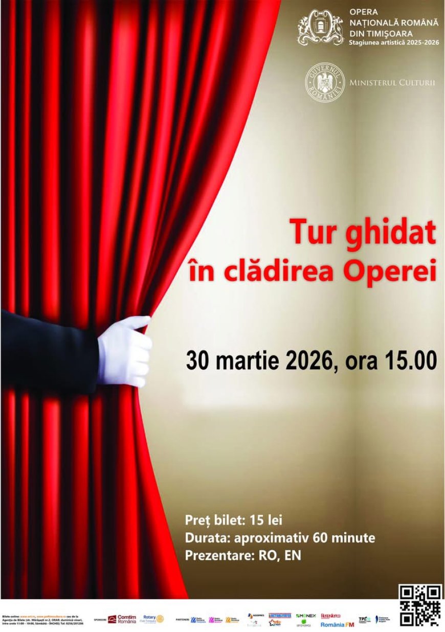 OPERA ÎMPLINEȘTE 80 DE ANI: EVENIMENTE SPECIALE PE 30 MARTIE 2026
