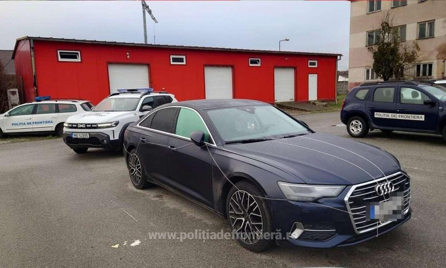 Autoturism căutat în Germania, oprit la Moldova Veche