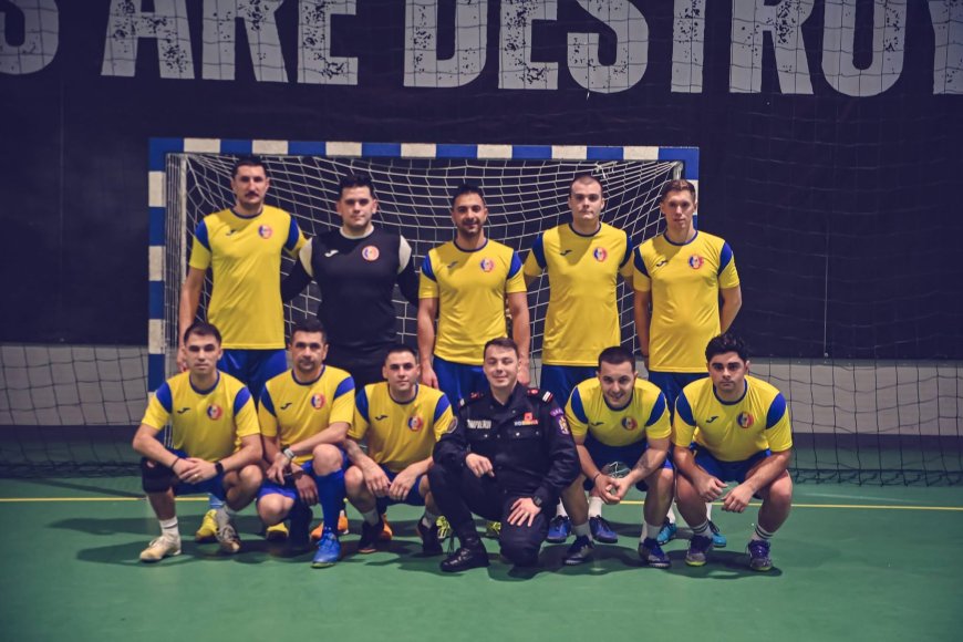 Campionat de minifotbal ISU Timiș de Ziua Protecției Civile