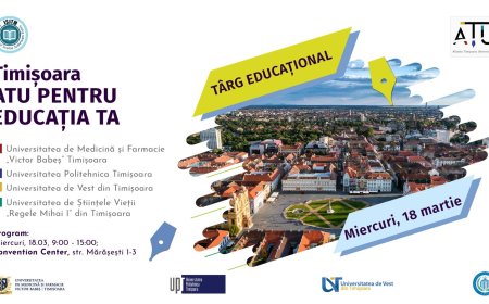 Târgul „Timișoara – ATU pentru educația ta” revine cu a patra ediție