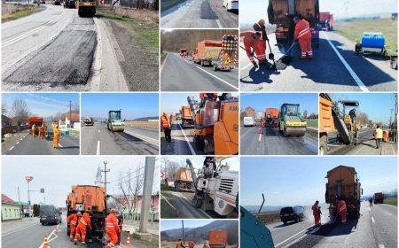 DRDP Timișoara continuă reparațiile pe drumurile naționale și A1