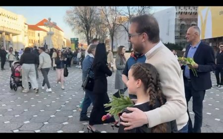Timișorencele au primit flori de la primarul Dominic Fritz