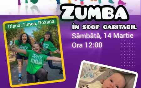 Împreună prin Zumba- eveniment caritabil pentru un bebeluș diagnosticat cu leucemie acută limfoblastică