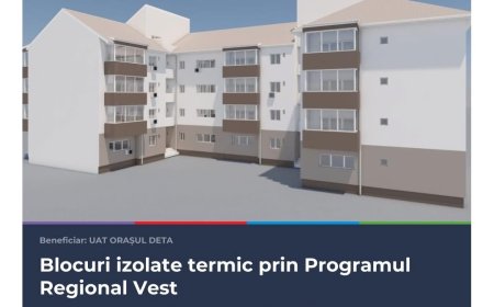 Blocuri din Deta vor fi reabilitate energetic