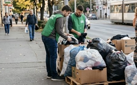Colectare de textile la Moravița