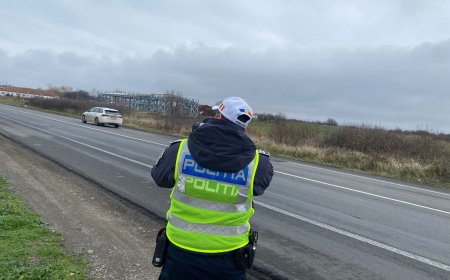 Acțiune amplă a poliției pe DN6 pentru prevenirea accidentelor