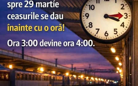 Cum afectează trecerea la ora de vară transportul feroviar?