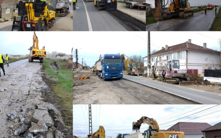 Se lucrează intens pe DN 59B