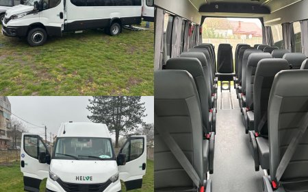 Microbuze noi pentru Buziaș! Transportul va fi gratuit