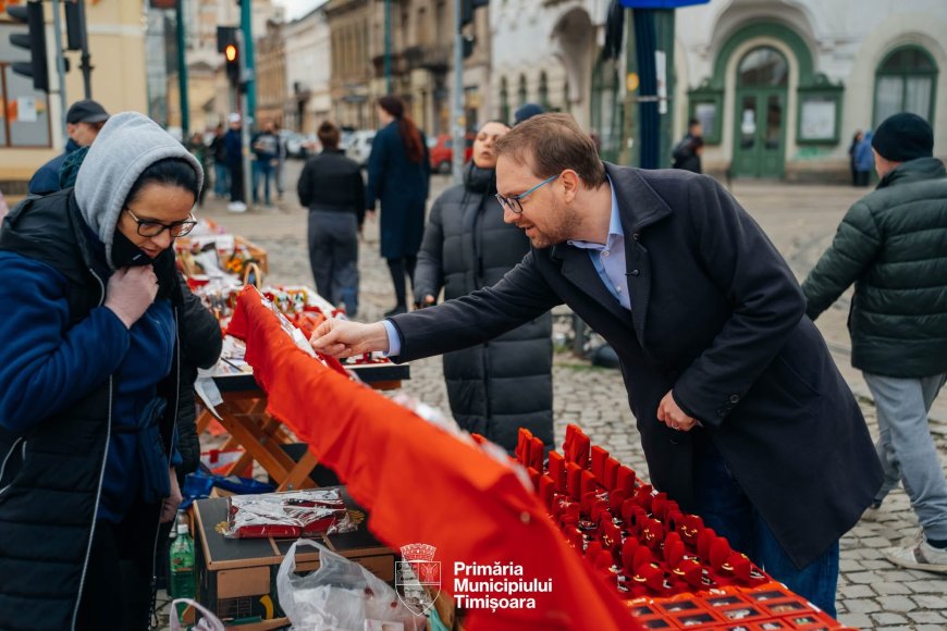 Primarul Dominic Fritz, în căutarea mărțișorului perfect