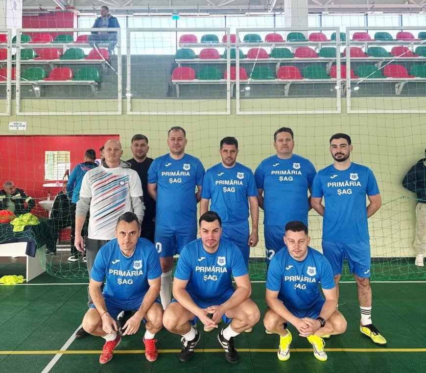 Flavius Roșu, la turneu de fotbal alături de salvatori voluntari