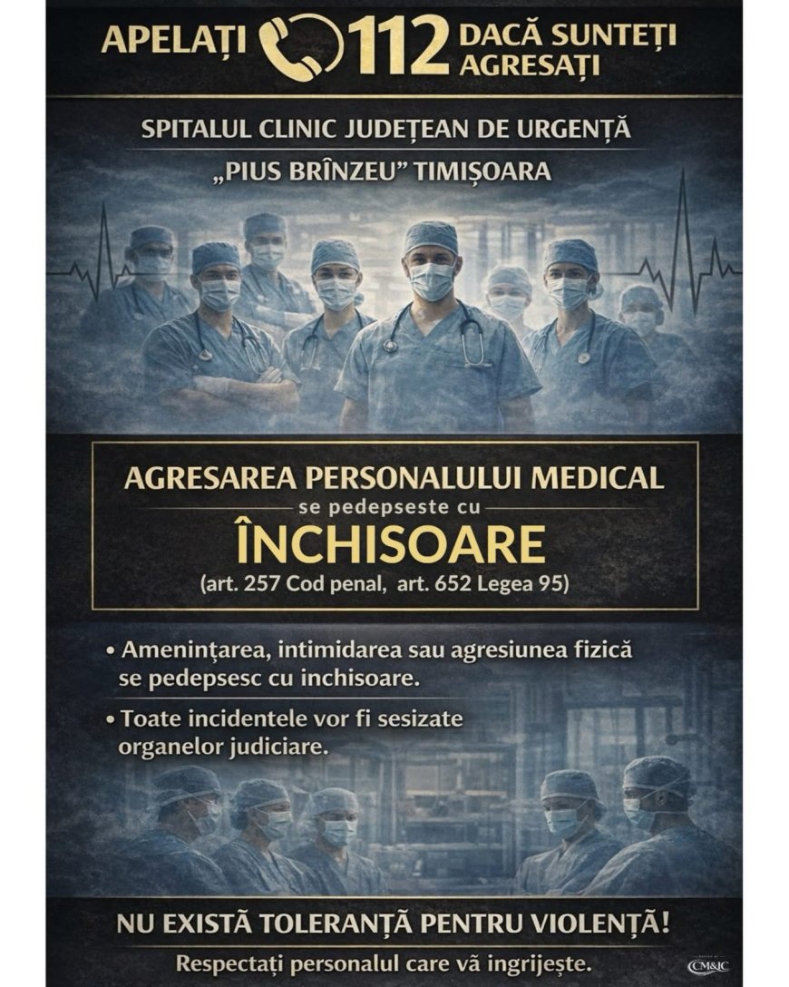 Toleranță zero față de agresarea medicilor
