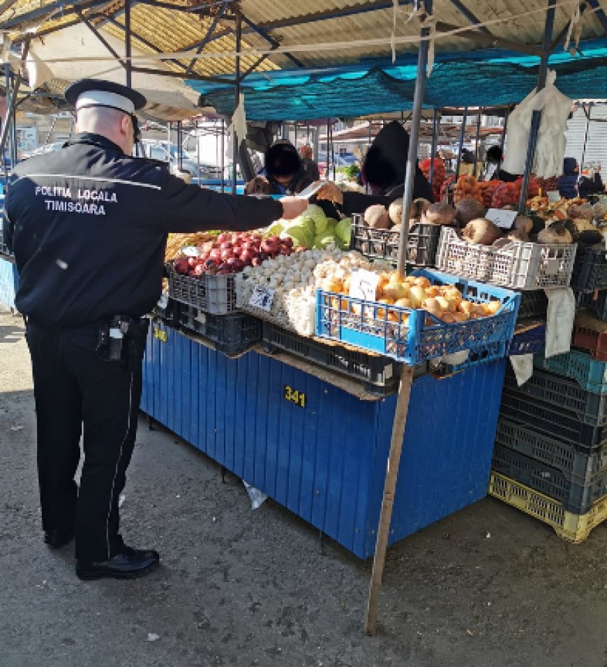 Controale în piețele agroalimentare din Timișoara