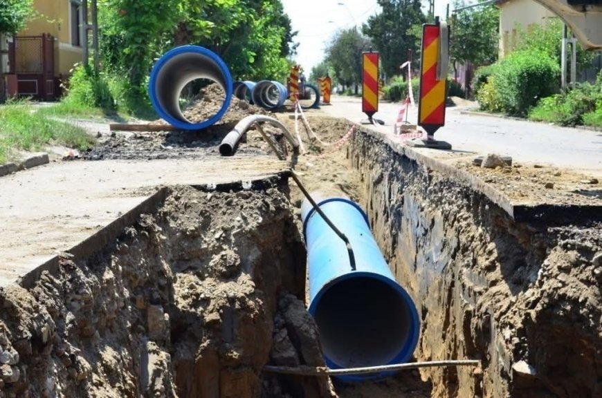 Rețeaua de canalizare din Giarmata, complet finalizată