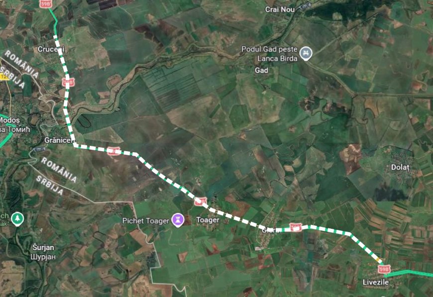 Lucrări de infrastructură între Cruceni și Livezile