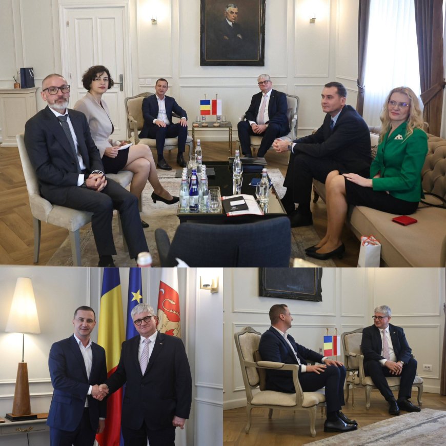 Delegație poloneză, în vizită la CJ Timiș