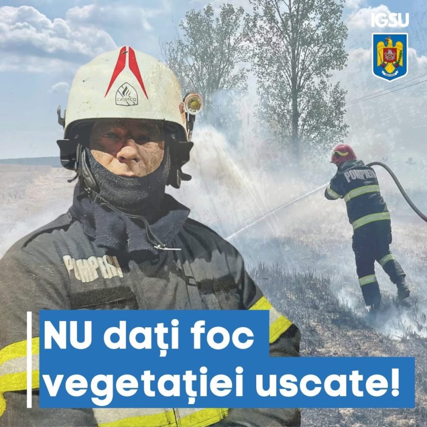 Apel la responsabilitate: Evitați arderea vegetației uscate