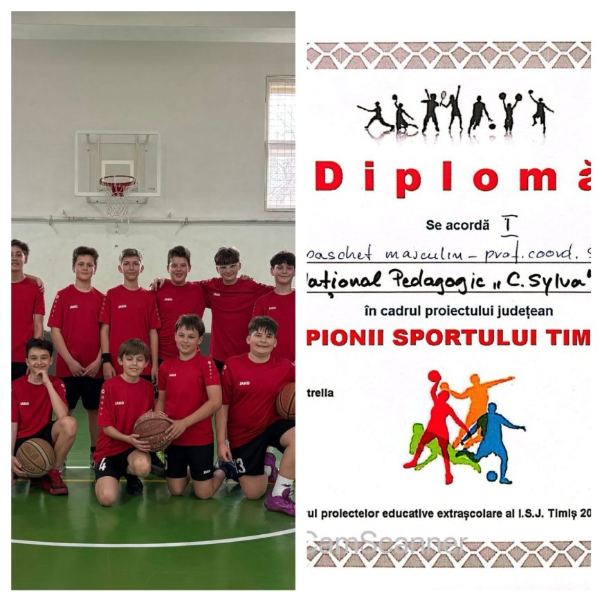 Baschetbaliștii „Carmen Sylva” câștigă concursul județean