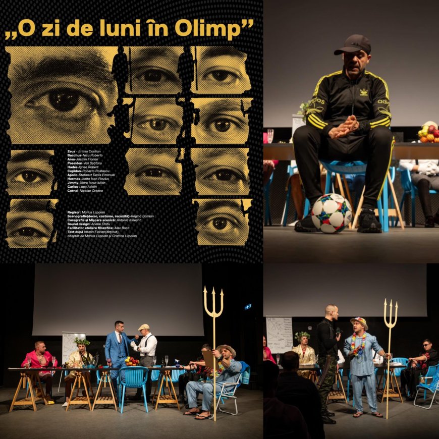 „O zi de luni în Olimp”, o piesă de teatru jucată de deținuți