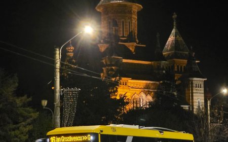 Transport public prelungit în noaptea de Înviere