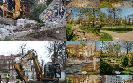Parc în locul unei parcări ilegale