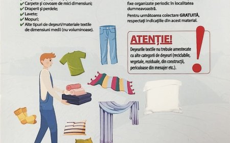 Campanie de colectare a deșeurilor textile în orașul Deta