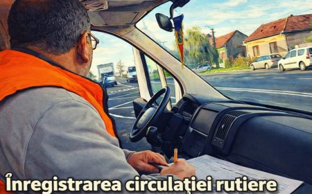 Recensământ de trafic pe autostrăzi și drumuri naționale din vestul țării