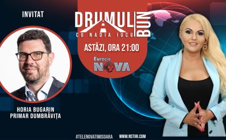 Drumul Bun cu Nadia Iucu. Invitat: Horia Bugarin-primar Comuna Dumbrăvița