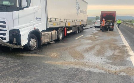 Accident grav pe A1, în zona Orăștie