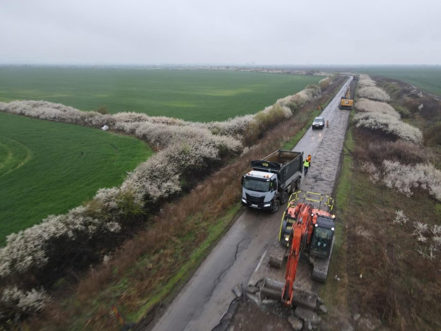 Lucrările pe DN 59B continuă până pe 9 aprilie