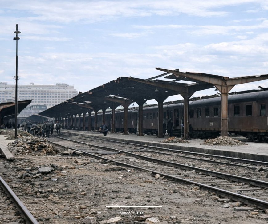 82 de ani de la bombardamentul asupra Gării de Nord