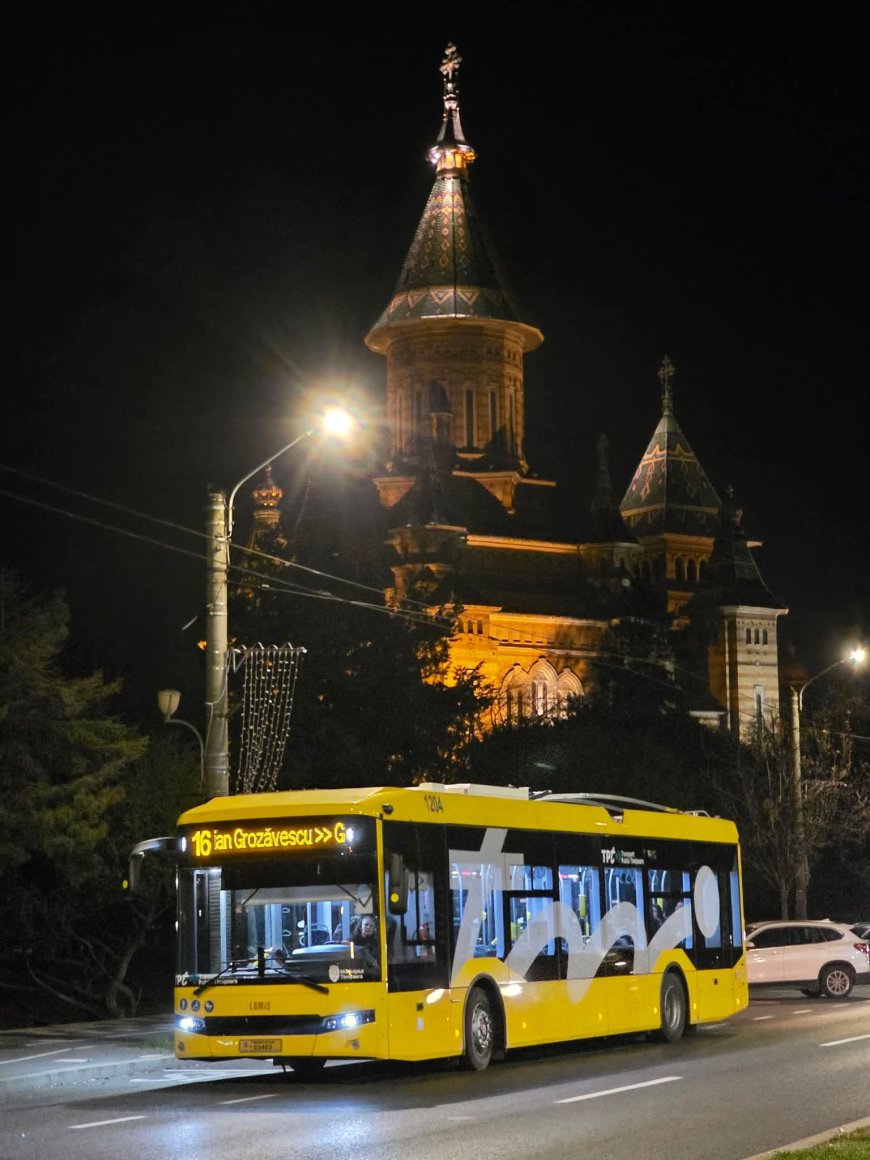 Transport public prelungit în noaptea de Înviere