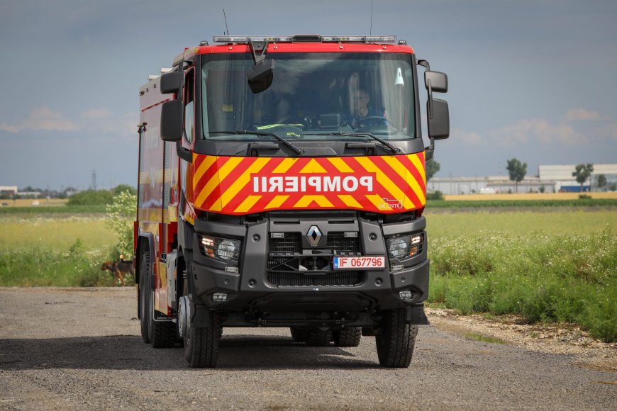 Accident urmat de incendiu, în Timiș. A fost solicitat elicopterul SMURD