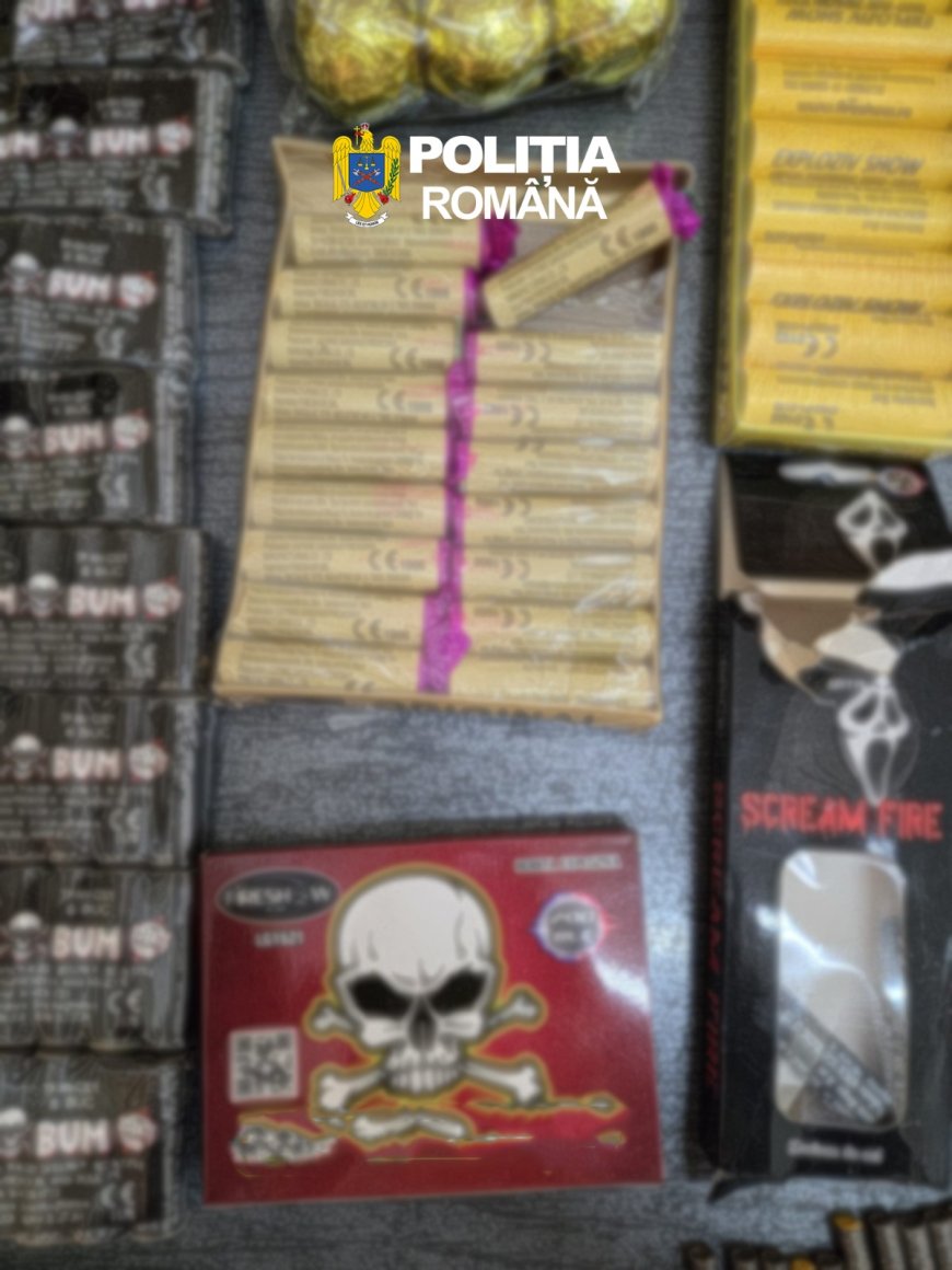 Interzis în Timișoara, dar prins în gară cu bagajul plin de petarde
