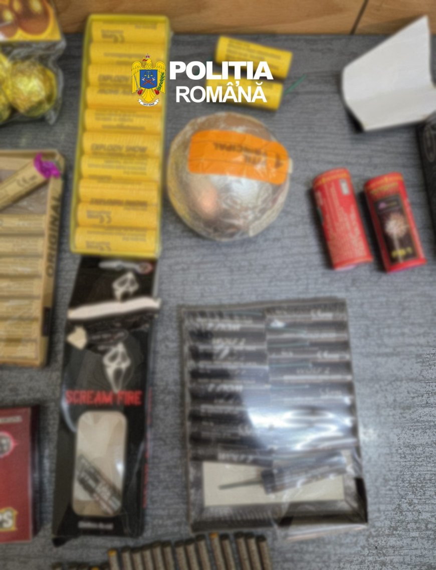 Interzis în Timișoara, dar prins în gară cu bagajul plin de petarde