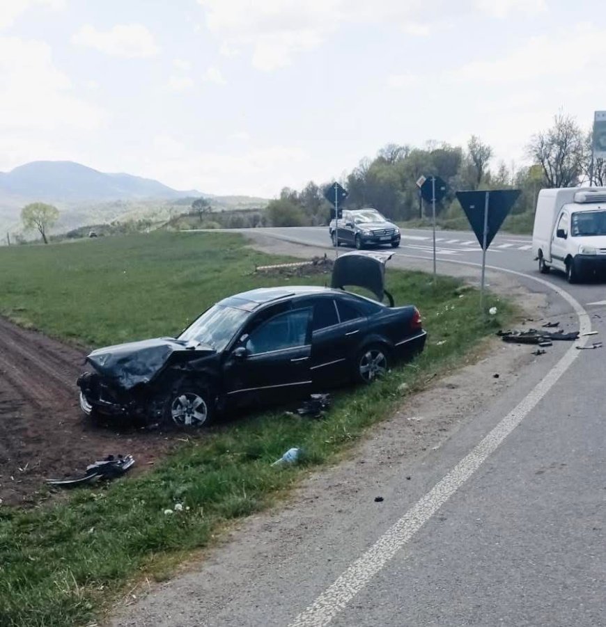 Trafic îngreunat pe DN6, în zona Teregova