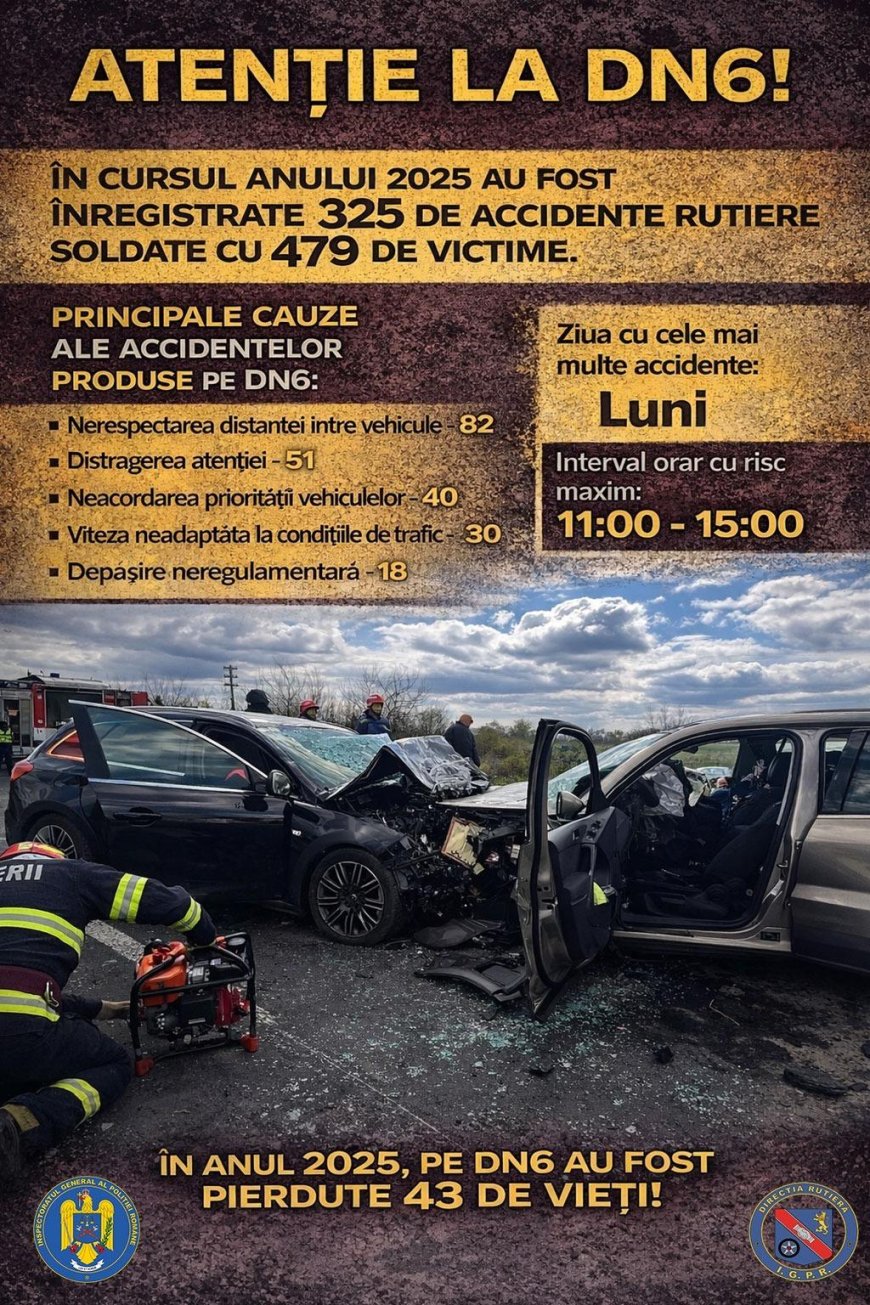 Siguranța rutieră este responsabilitatea tuturor
