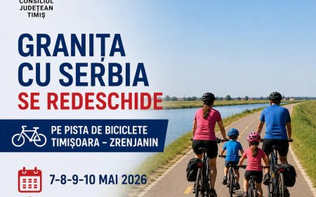 Timișorenii pot pedala până în Serbia