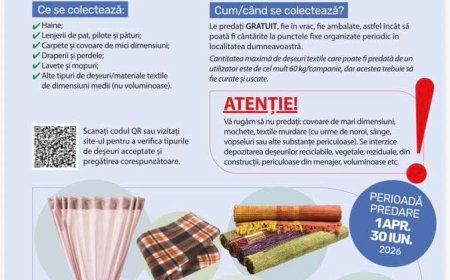 Se colectează deșeurile textile din Giroc