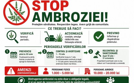 Primăria Giroc intensifică măsurile împotriva ambroziei